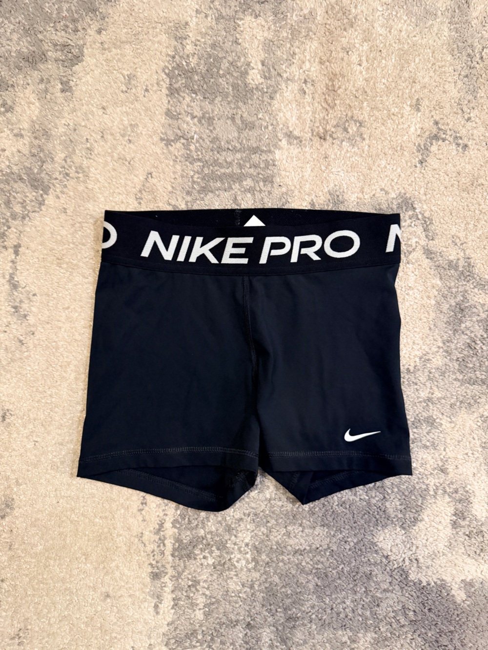 Kids Nike Pro Black Athletic Compression Shorts